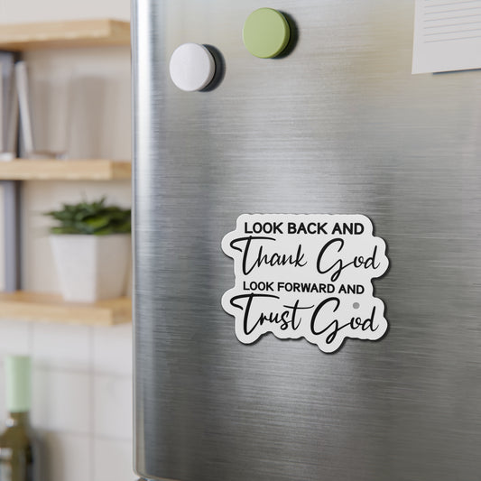 Trust God Die-Cut Magnet