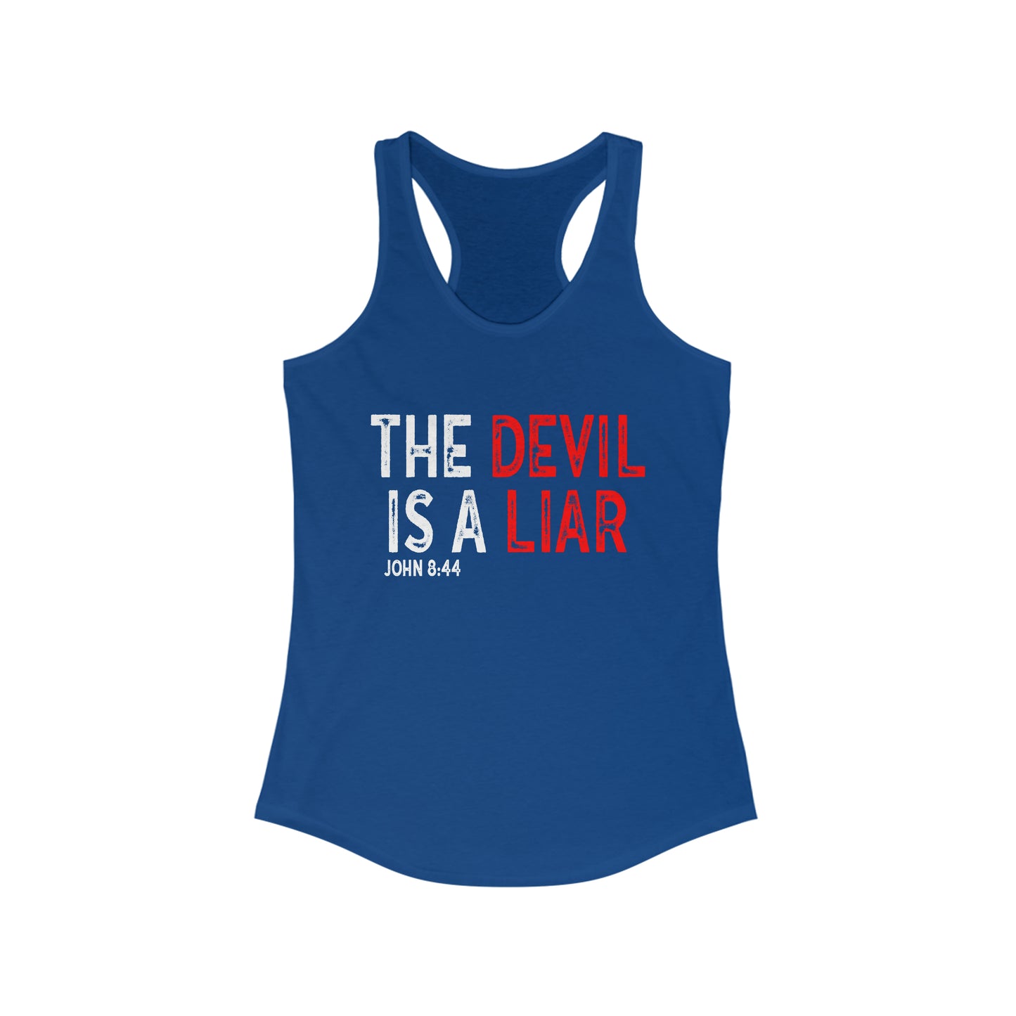 The Devil Is A Liar Women's Racerback Tank