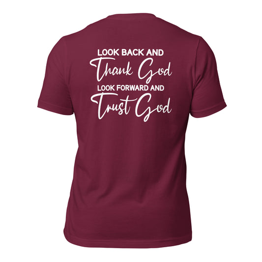 Trust God (Back Design) Unisex t-shirt