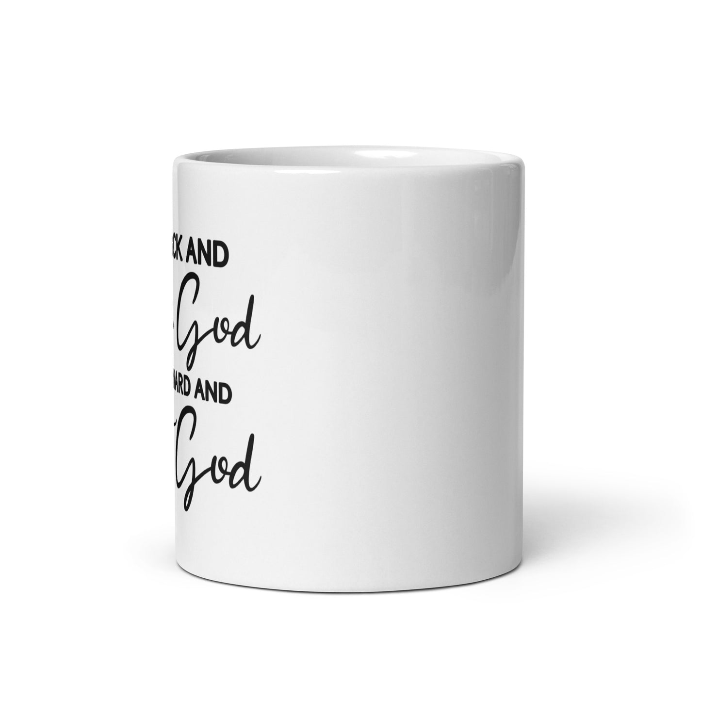 Trust God White Coffee Mug