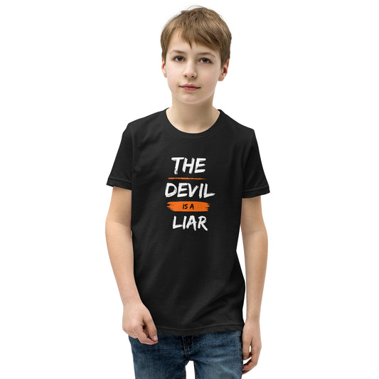 The Devil Is A Liar Youth Short Sleeve T-Shirt