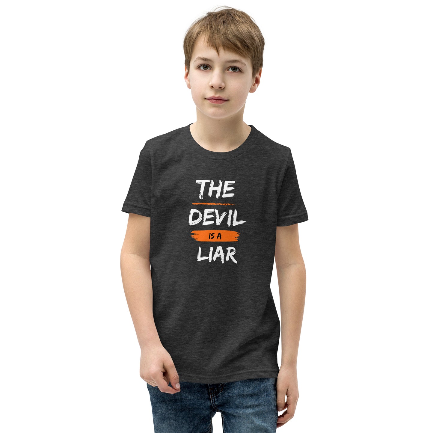 The Devil Is A Liar Youth Short Sleeve T-Shirt