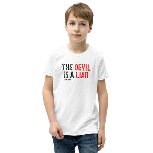 The Devil Is A Liar Youth Short Sleeve T-Shirt