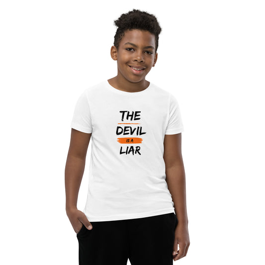 The Devil Is A Liar Youth Short Sleeve T-Shirt