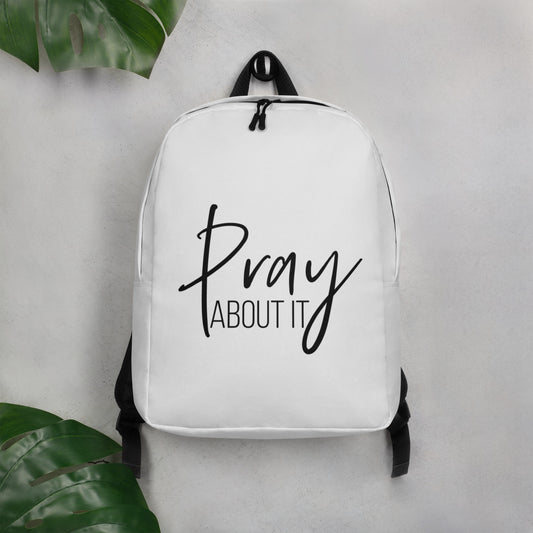 Pray About It Minimalist Backpack