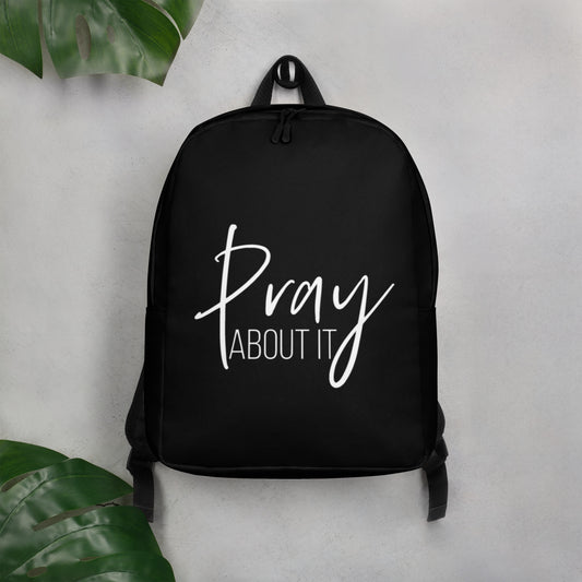 Pray About It Minimalist Backpack