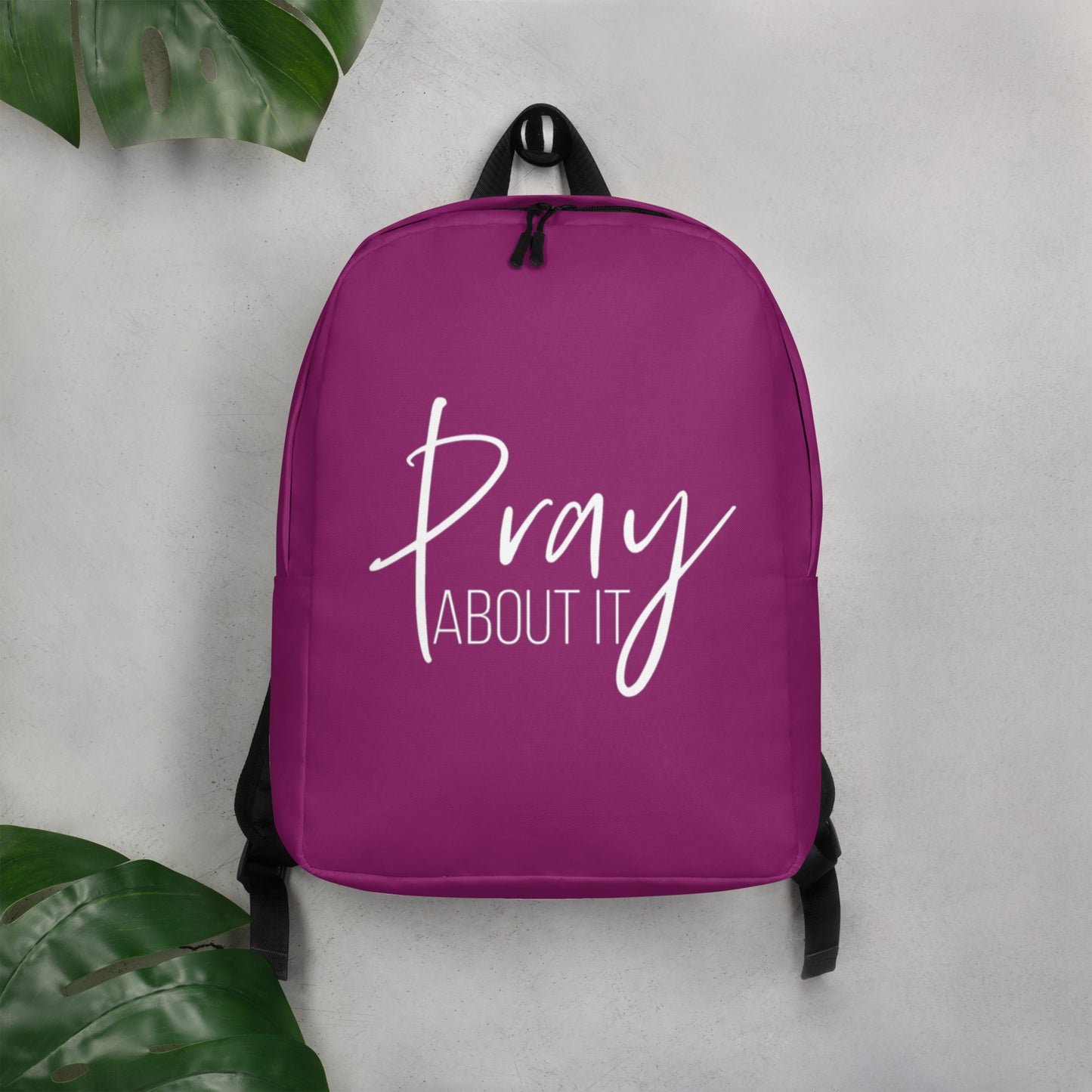 Pray About It Minimalist Backpack