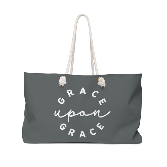 Grace Upon Grace Large Weekender Bag