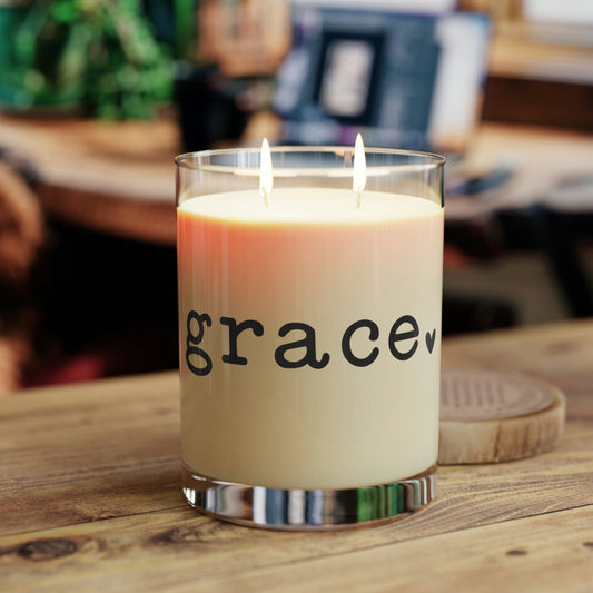 Grace  Scented Candle - Full Glass, 11oz