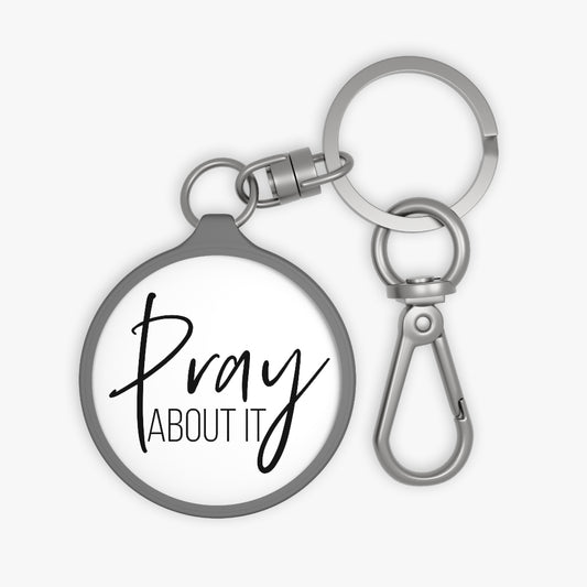 Pray About It Keyring Tag