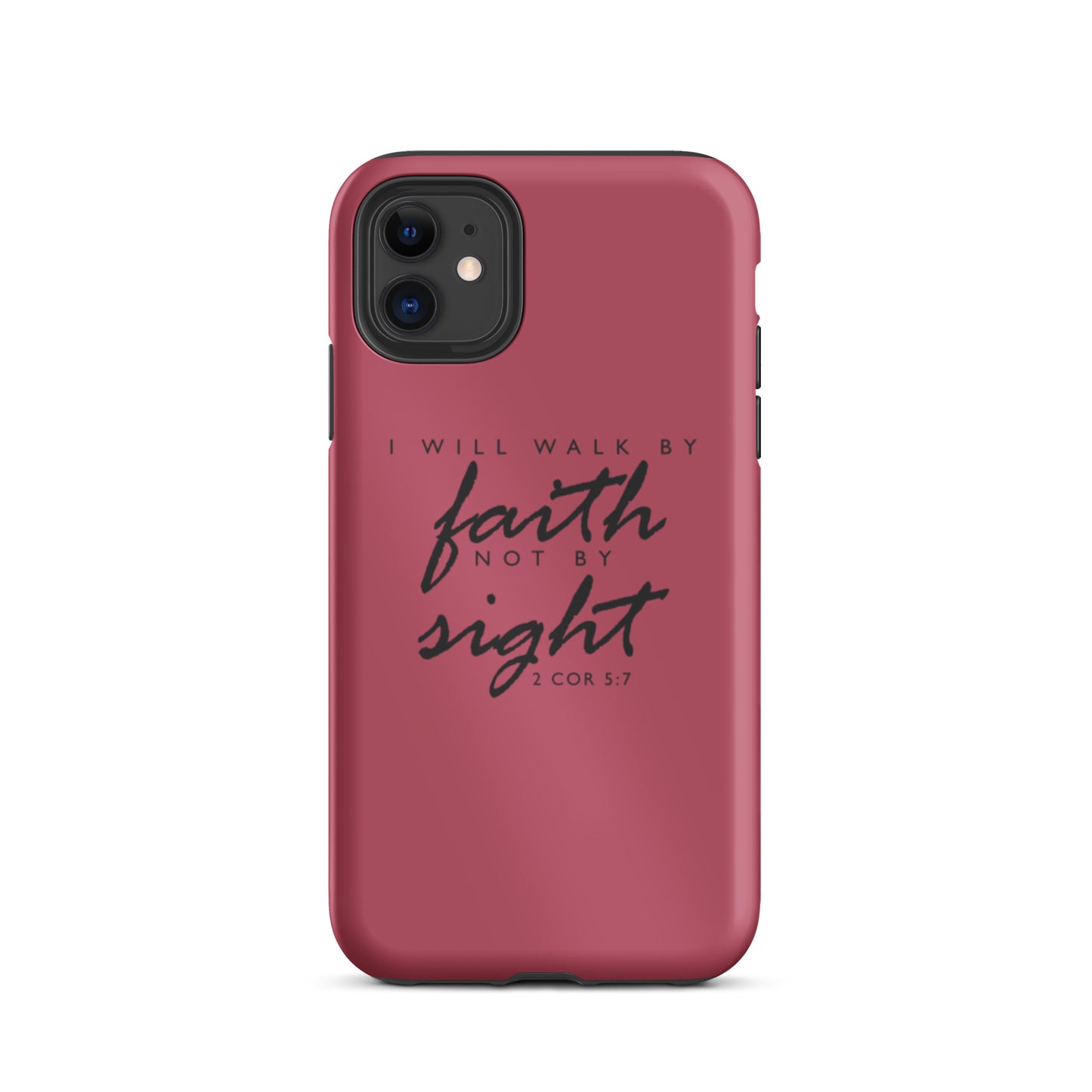 Walk By Faith iPhone case