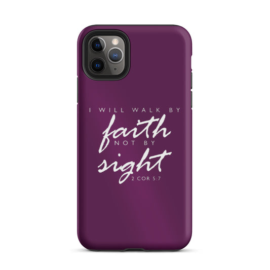 Walk By Faith iPhone case