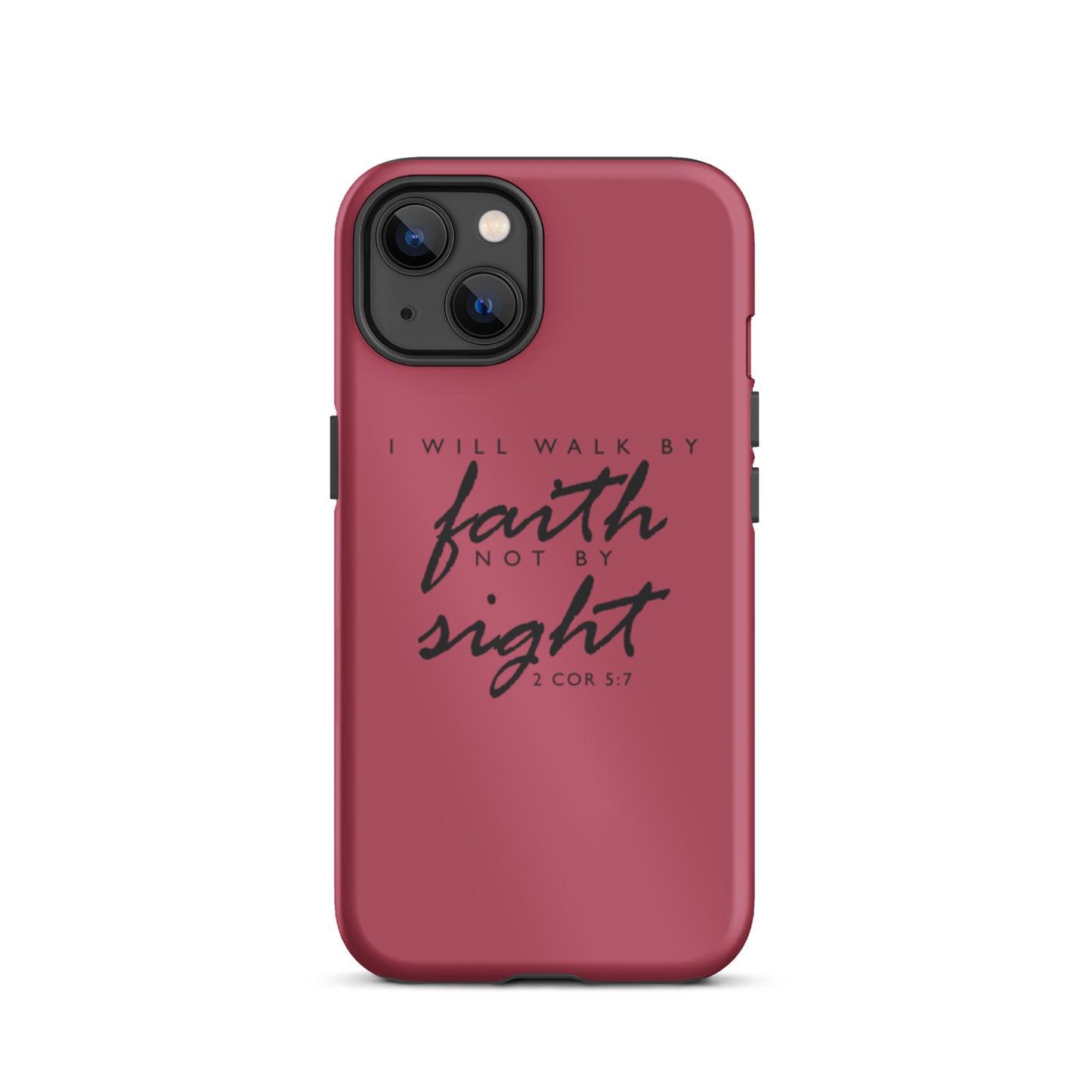 Walk By Faith iPhone case