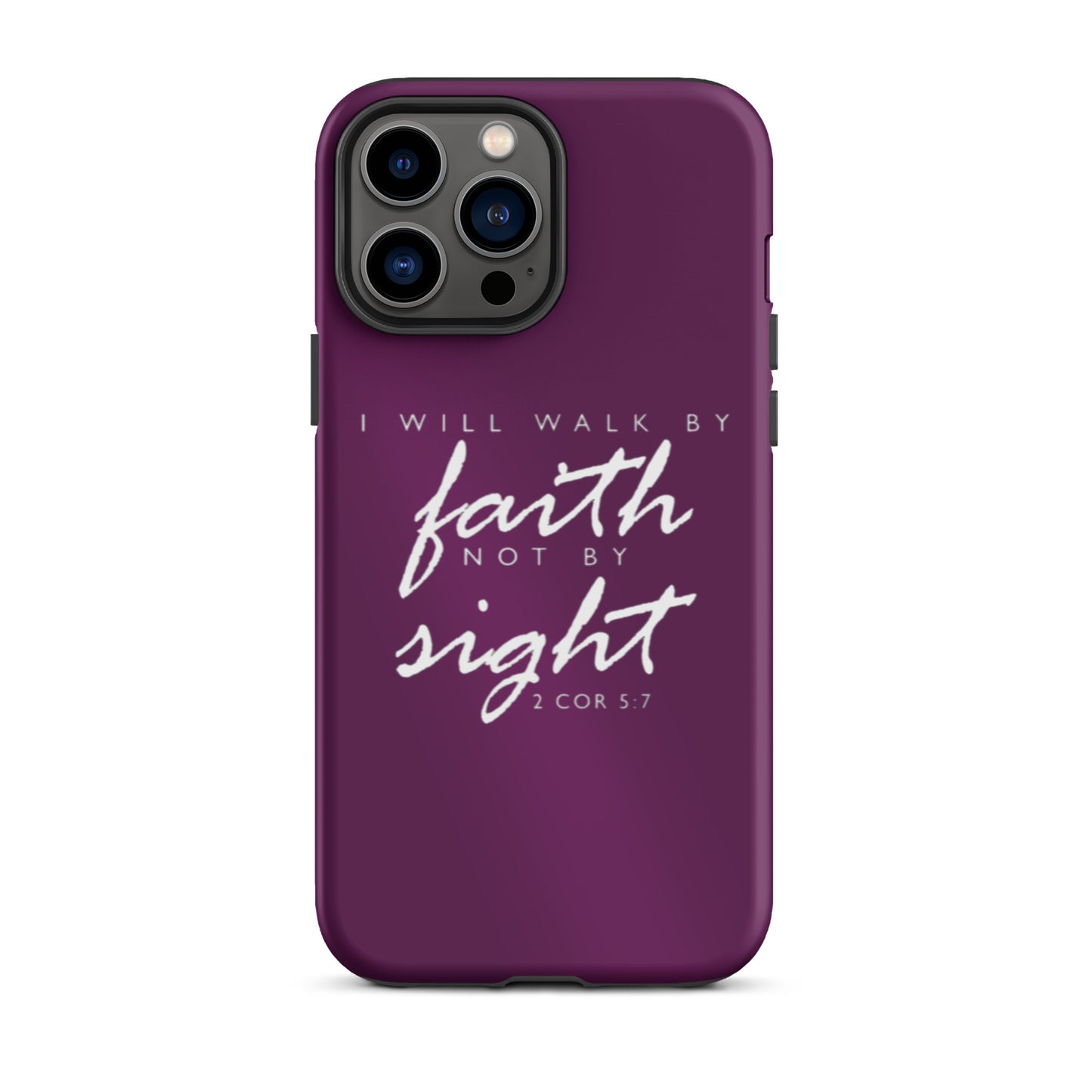 Walk By Faith iPhone case