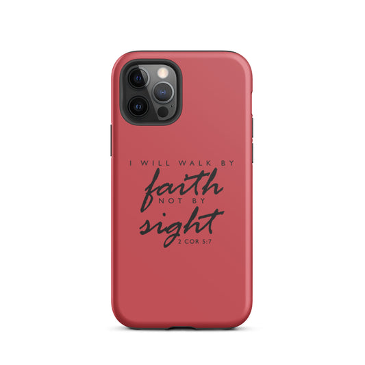 Walk By Faith iPhone case