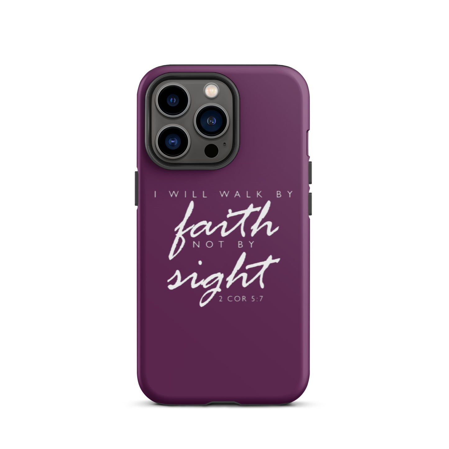 Walk By Faith iPhone case