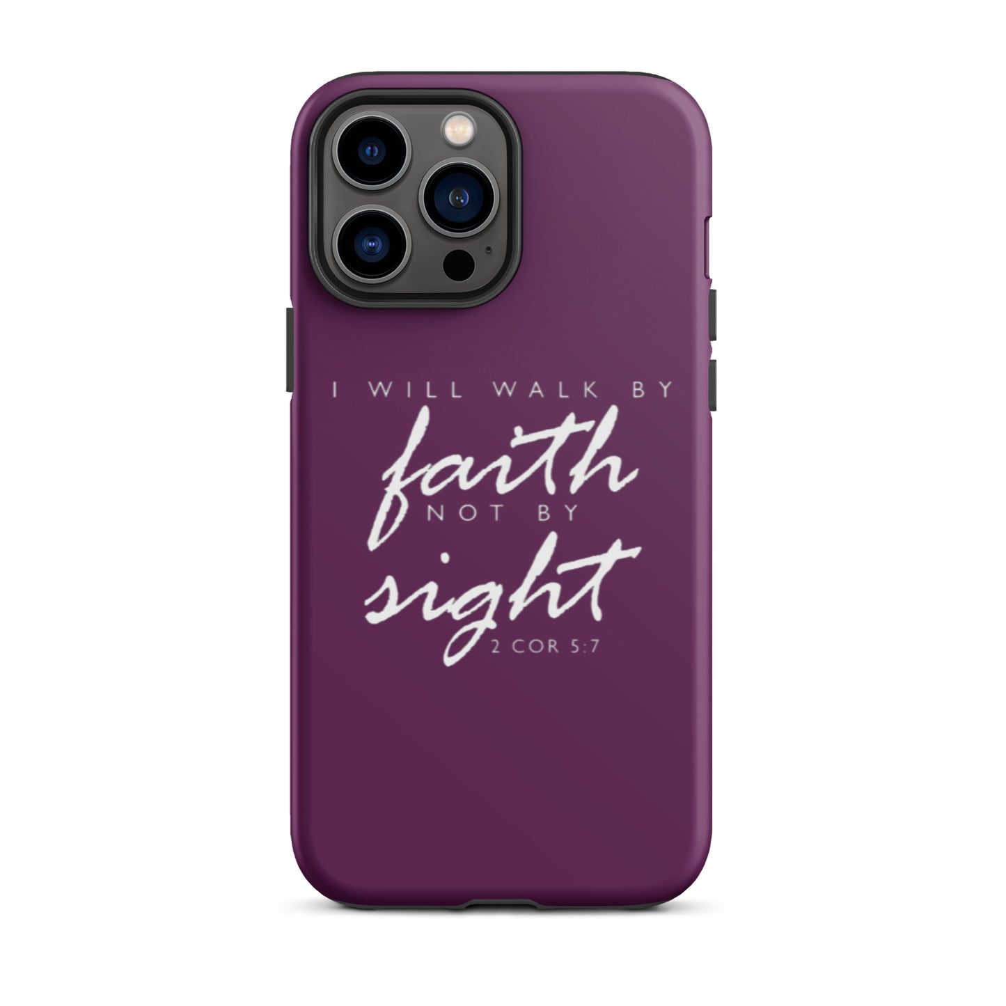 Walk By Faith iPhone case