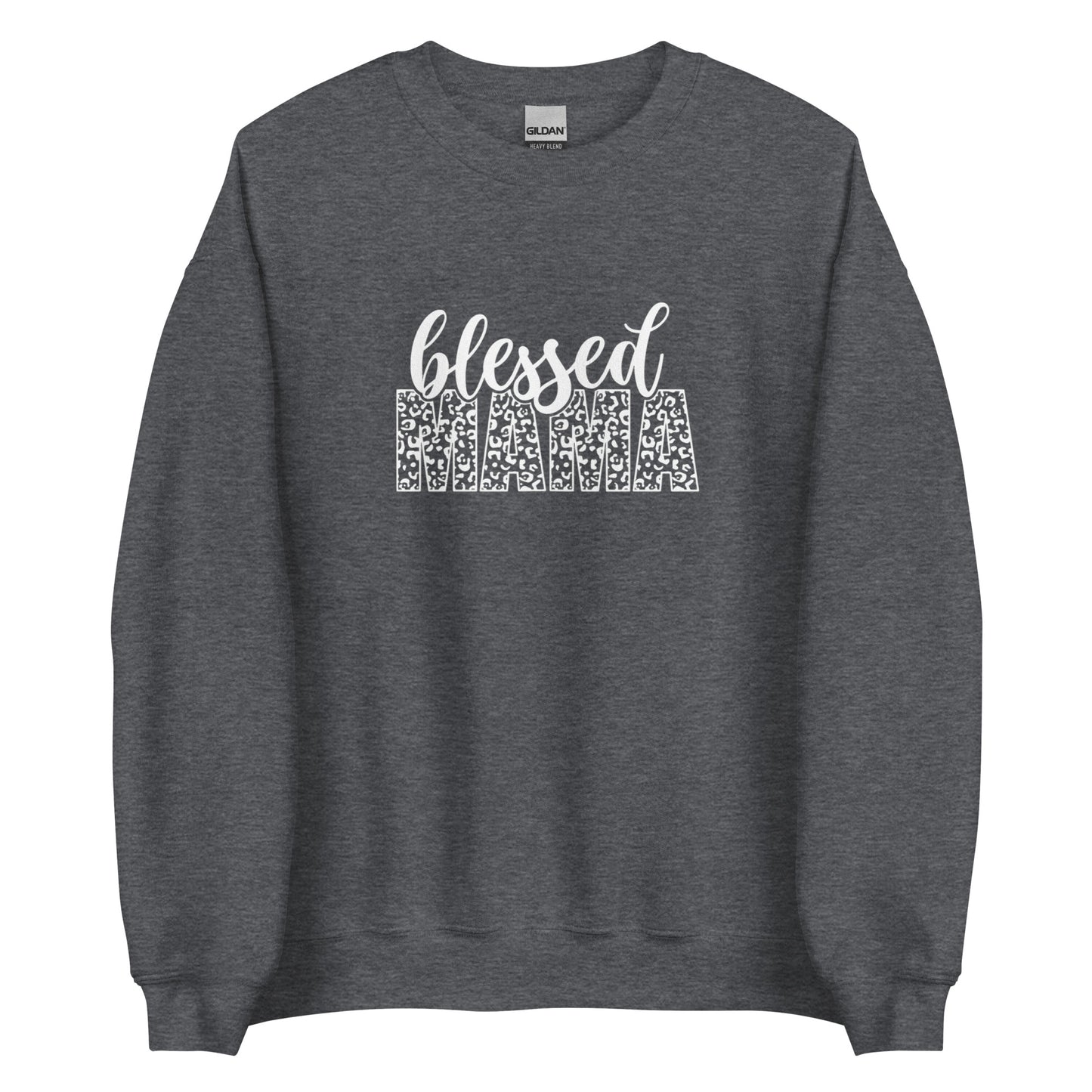 Blessed Mama Leopard Print Sweatshirt