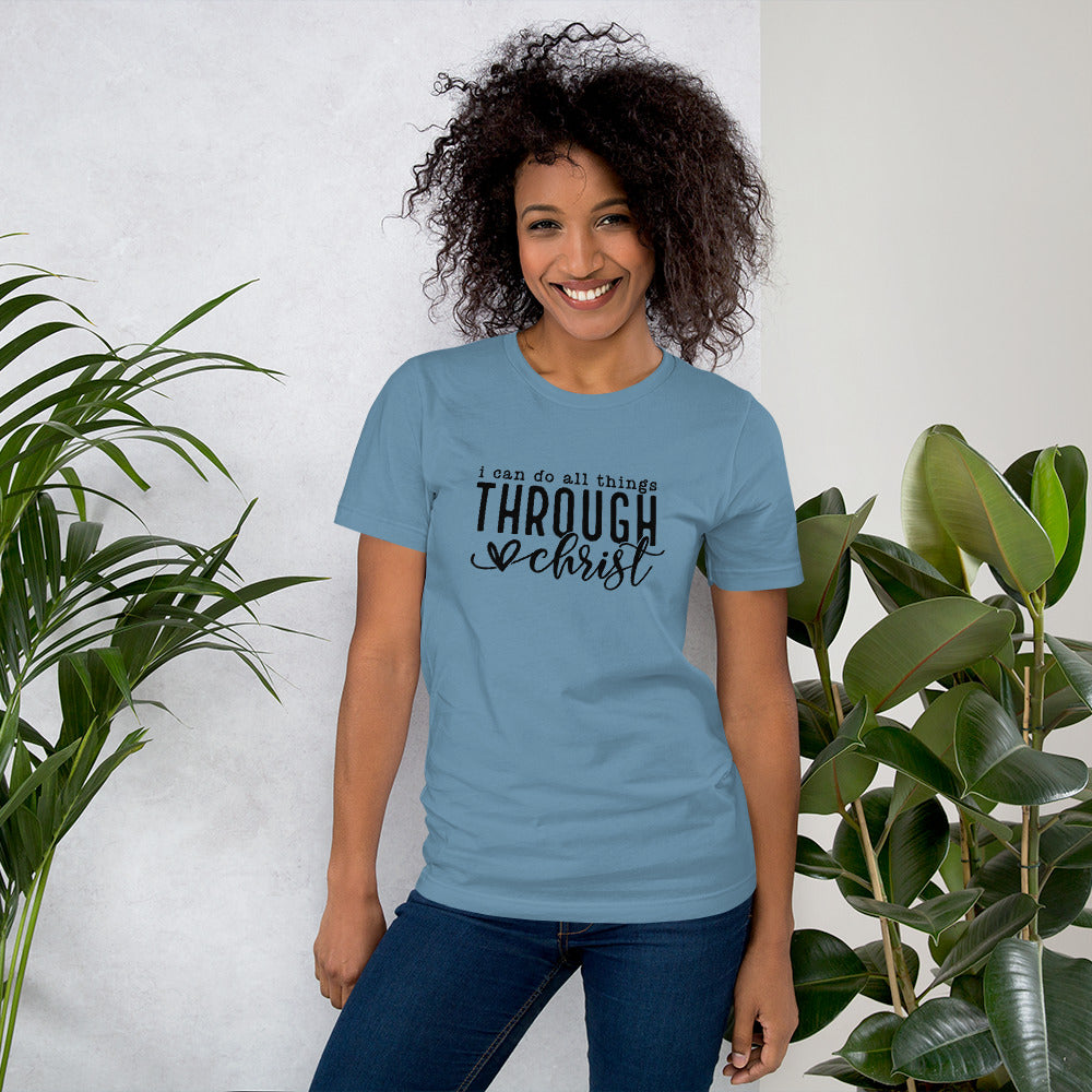 I Can Do All Things Through Christ Unisex t-shirt