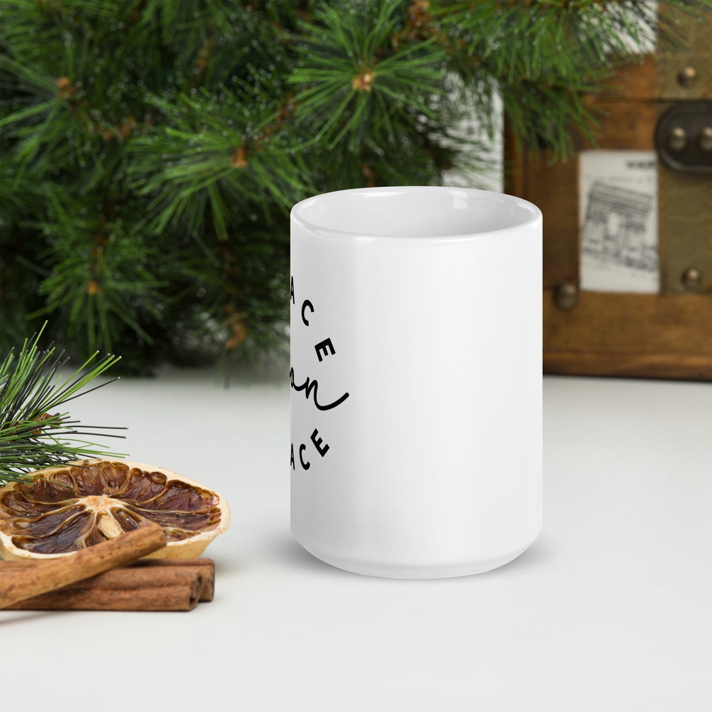 Grace Upon Grace White Coffee Mug