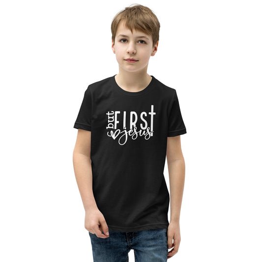 But First Jesus Youth Short Sleeve T-Shirt